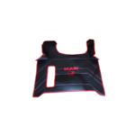 Jogo De Tapetes Eco Pele MAN TGX 2020+ Preto e Vermelho