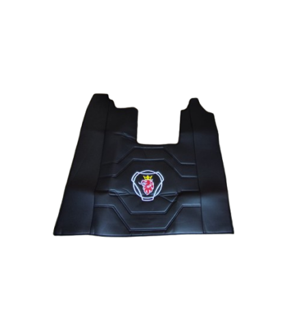 Jogo De Tapetes Eco Pele Scania R 2018 Preto