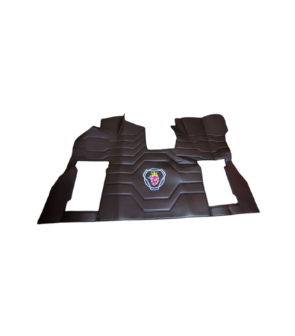 Jogo De Tapetes Eco Pele Scania S 2018 Preto